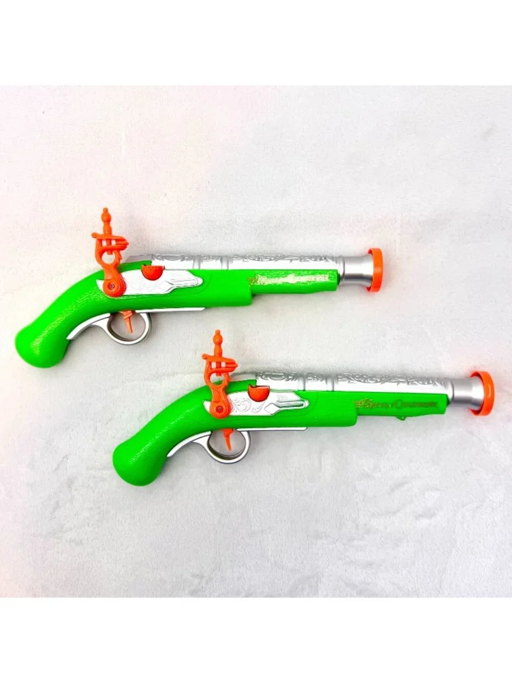 Two Disney Pirates of the Caribbean Toy Pistols w/Sound Effects Tested & Works